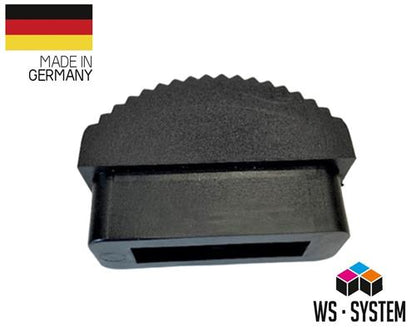 4 Stk Leiter Gummi-Füße Fuß Gummi Traversen-Fußkappe Kappe Anti-Rutsch Ersatz