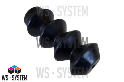 1 Stück Universal Faltenbalg Gummi Manschette Anhänger L 105-50mm Ø 5mm / Ø 26mm