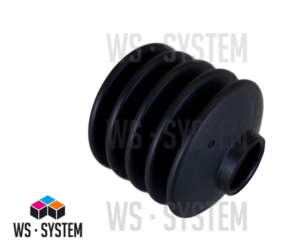 1 Stück Universal Faltenbalg Gummi Manschette Anhänger L 70-35 mm Ø 20mm / 30mm