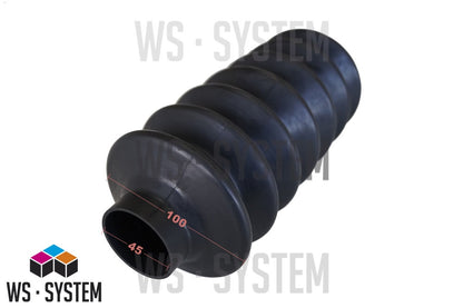 1 Stück Universal Faltenbalg Gummi Manschette Bellow L 240mm-90mm Ø25mm / Ø45mm