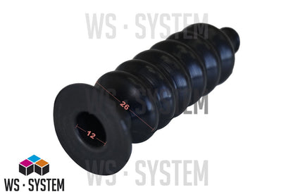 1 Stück Universal Faltenbalg Gummi Manschette Bellow  L 82mm Ø 9mm-12mm