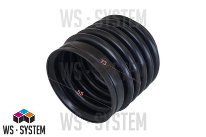 1 Stück Universal Faltenbalg Manschette Achsmanschette L 73mm Ø 50mm/55mm