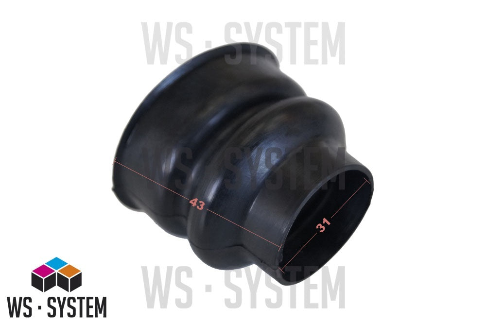 1 Stück Universal Faltenbalg Manschette Achsmanschette L 43mm Ø 31mm-45mm