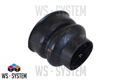 1 Stück Universal Faltenbalg Manschette Achsmanschette L 43mm Ø 31mm-45mm