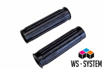 2 x Universal Fahrradgriff Kinderfahrrad Lenker Griff Gummi 19mm Schwarz **Neu**