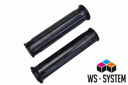 2 x Universal Fahrradgriff Kinderfahrrad Lenker Griff Gummi 15mm Schwarz **Neu**