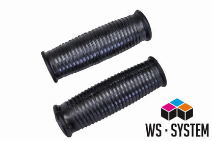 2 x Universal Schubkarrengriff Griff Schubkarre Sackkarre - 23mm Schwarz **Neu**