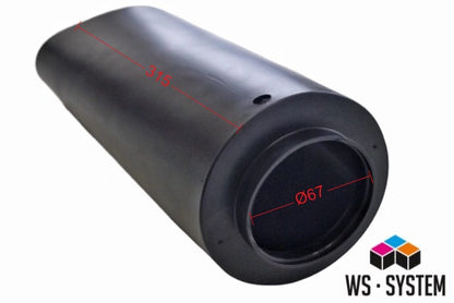 1 x Schutzrohr Hubzylinder Dautel & Bär Cargolift Ladebordwand Hebebühne Ø70