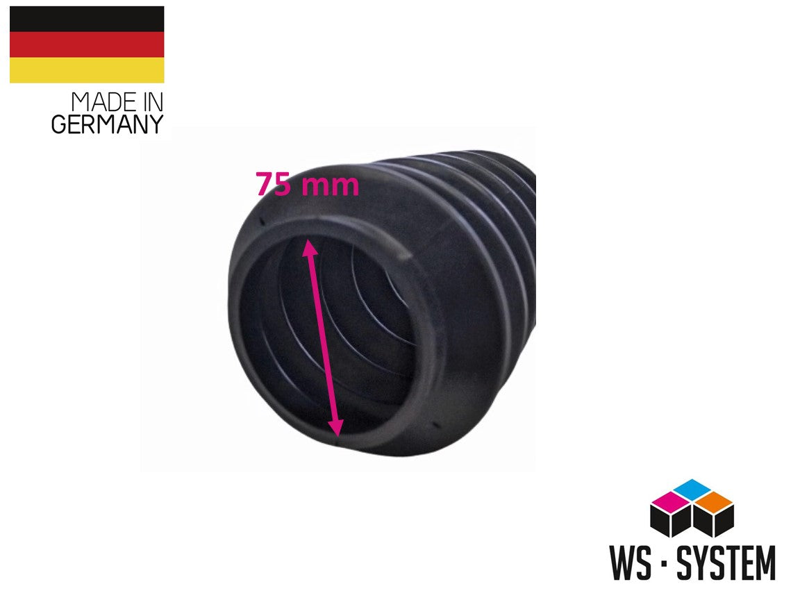 1 Stück Universal Faltenbalg Manschette Anhänger Balg L 70mm-170m Ø 60mm/75mm