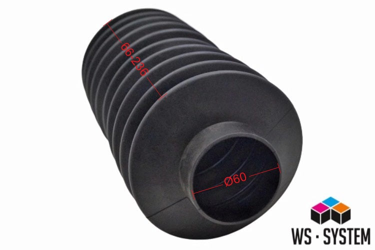 1 Stk Universal Faltenbalg Manschette Anhänger Balg Boot L 270mm-105mm Ø62/85mm