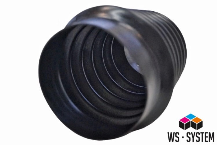 1 Stück Universal Faltenbalg Manschette Anhänger Boot L 55-165mm Ø 60mm/100mm