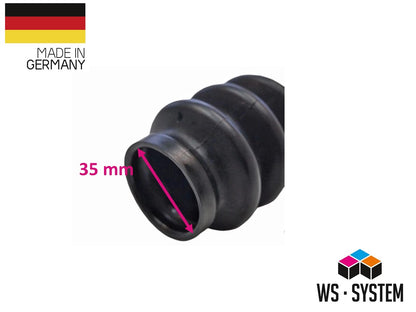 1 Stück Universal Faltenbalg Manschette Anhänger Boot L85mm-60mm Ø18mm / Ø35mm