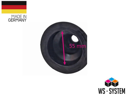 1 Stück Universal Faltenbalg Manschette Anhänger Boot L 55mm Ø 9mm / Ø 40mm
