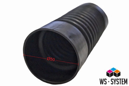 1 Stück Universal Faltenbalg Manschette Anhänger Boot L 150mm Ø 51mm