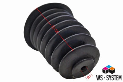 1 Stück Universal Faltenbalg Manschette Anhänger Boot L 50mm-106mm Ø 7mm-45mm