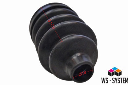 1 Stück Universal Faltenbalg Manschette Anhänger Boot Balg L100mm-70m Ø 20mm/40mm