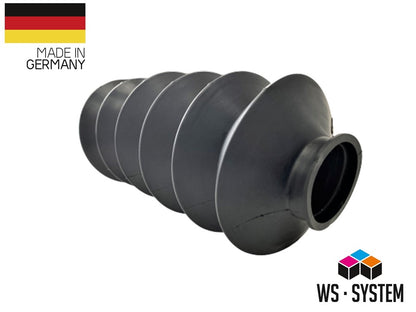1 Stück Universal Faltenbalg Gummi Manschette Anhänger L 97mm-245mm  Ø 44mm-48