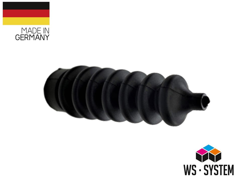 1 Stück Universal Faltenbalg Gummi Manschette Anhänger L 55mm-105mm Ø 4mm/19mm