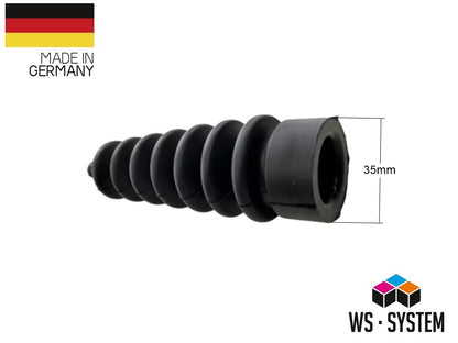 1 Stück Universal Faltenbalg Gummi Manschette Anhänger L 55mm-105mm Ø 4mm/19mm