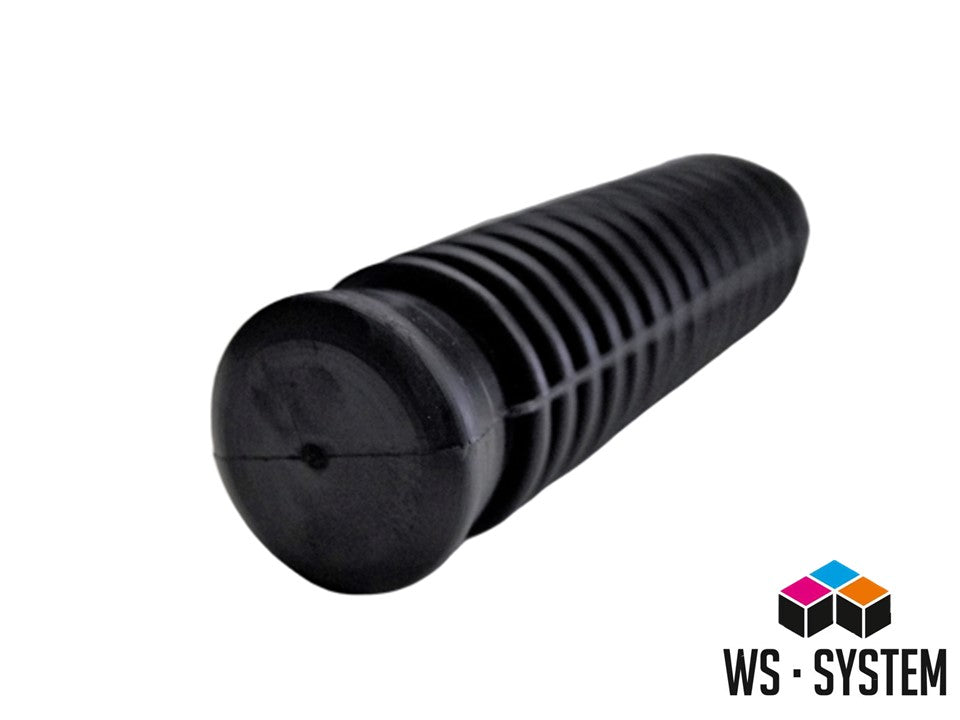 2 x Universal Schubkarrengriff Griff Schubkarre Sackkarre - 19mm Schwarz **Neu**