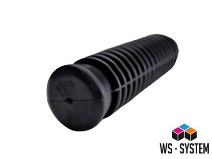 2 x Universal Schubkarrengriff Griff Schubkarre Sackkarre - 19mm Schwarz **Neu**