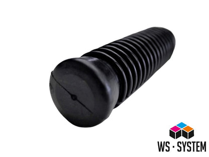 2 x Universal Schubkarrengriff Griff Schubkarre Sackkarre - 23mm Schwarz **Neu**