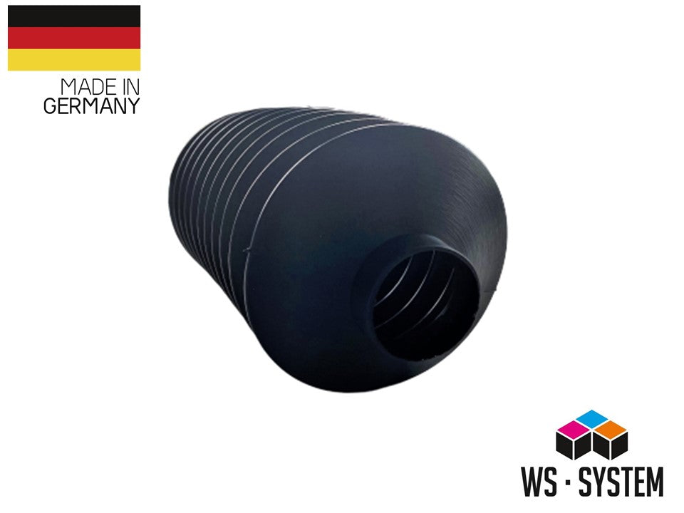 Universal Faltenbalg aus PVC mit Entlüftungsloch