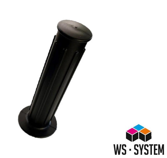 2 x Universal Schubkarrengriff Griff Schubkarre Sackkarre - 22mm Schwarz **Neu**