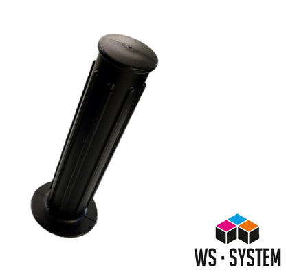 2 x Universal Schubkarrengriff Griff Schubkarre Sackkarre - 22mm Schwarz **Neu**