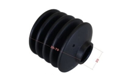 1 Stück Universal Faltenbalg Gummi Manschette Anhänger L 22mm-57mm Ø 22mm