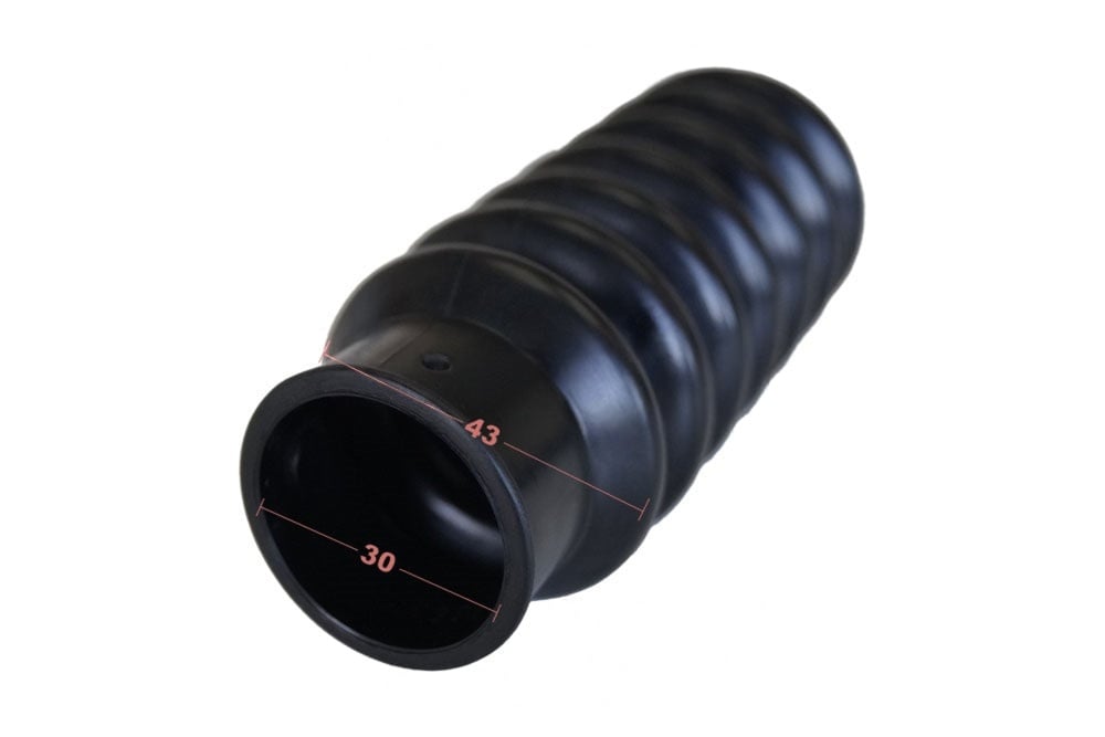 1 Stück Universal Faltenbalg Manschette Achsmanschette L 75mm-118mm Ø 25mm-30mm
