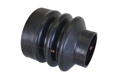 1 Stück Universal Faltenbalg Manschette Achsmanschette L 65mm-98mm Ø 45mm-77mm