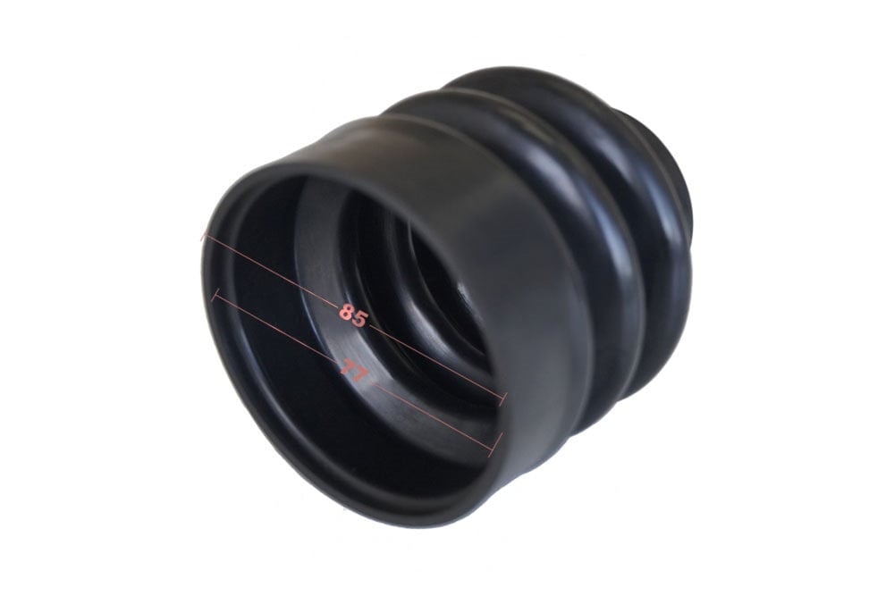 1 Stück Universal Faltenbalg Manschette Achsmanschette L 65mm-98mm Ø 45mm-77mm