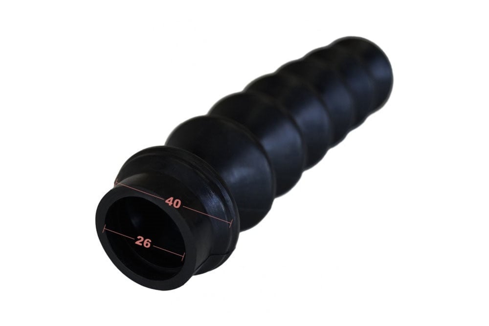 1 Stück Universal Faltenbalg Gummi Manschette Anhänger L 180mm-65mm Ø4 mm/Ø26mm