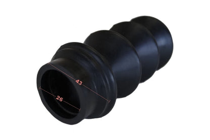 1 Stück Universal Faltenbalg Gummi Manschette Anhänger L 105-50mm Ø 5mm / Ø 26mm
