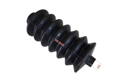 1 Stück Universal Faltenbalg Gummi Manschette Bellow L 240mm-90mm Ø25mm / Ø45mm
