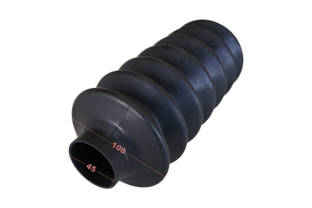 1 Stück Universal Faltenbalg Gummi Manschette Bellow L 240mm-90mm Ø25mm / Ø45mm
