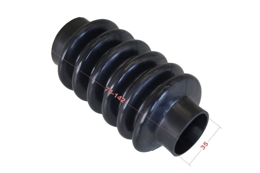 1 Stück Universal Faltenbalg Manschette Achsmanschette L 74mm-142mm Ø 35mm-48mm
