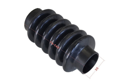 1 Stück Universal Faltenbalg Manschette Achsmanschette L 74mm-142mm Ø 35mm-48mm