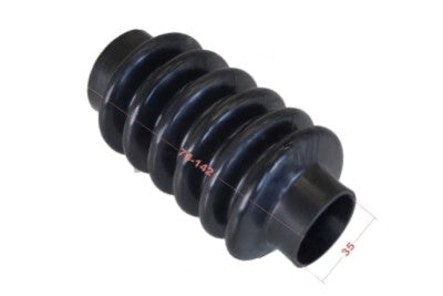 1 StückUniversal Faltenbalg Manschette Achsmanschette L 74mm-142mm Ø 35mm-48mm